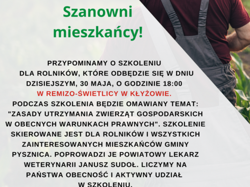 Zaproszenie na szkolenie