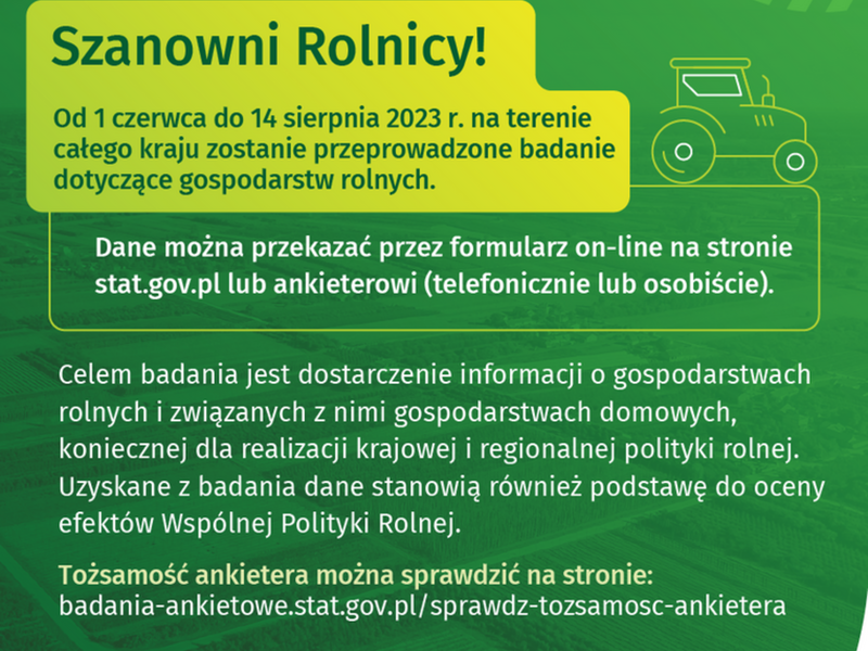 plakat informacyjny