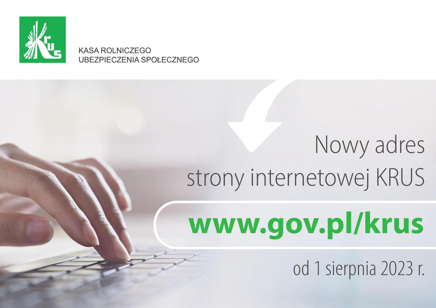 Nowy adres strony internetowej KRUS
