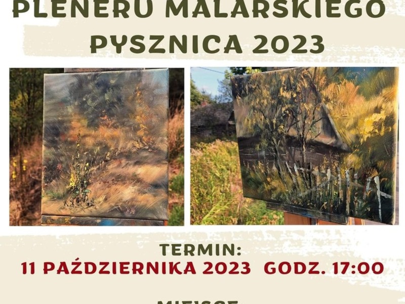 plakat zaproszenie na wernisaż