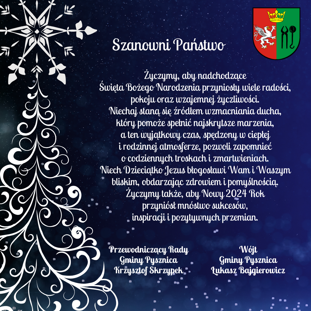 życzenia bożonarodzeniowe dla mieszkańców