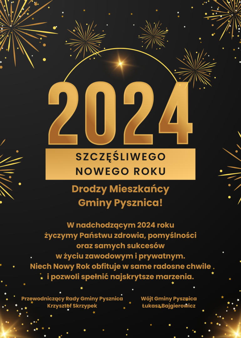życzenia noworoczne dla mieszkańców 