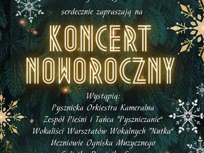 plakat koncert Noworoczny
