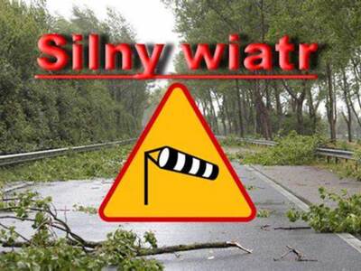 Ostrzeżenie o silnym wietrze