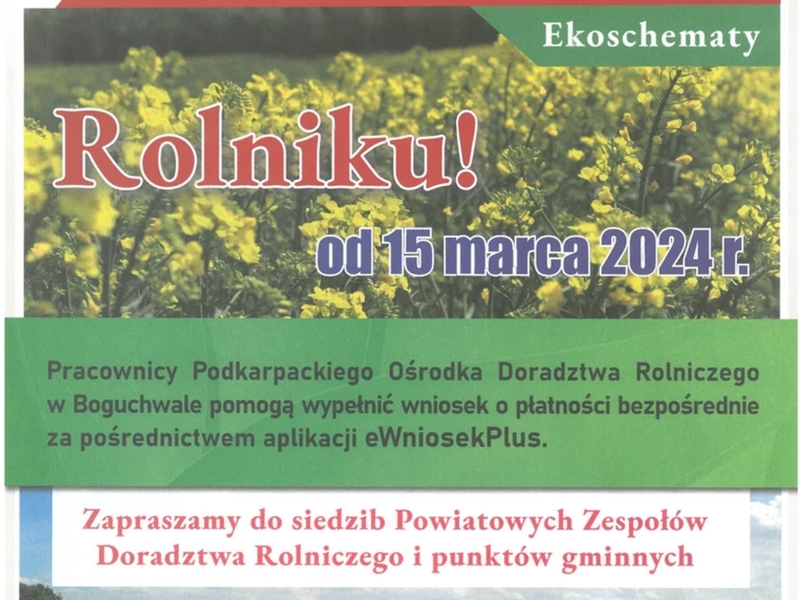 plakat informacyjny