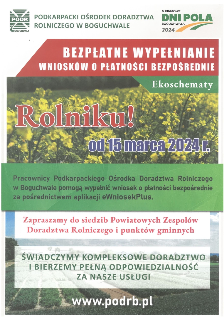 plakat informacyjny