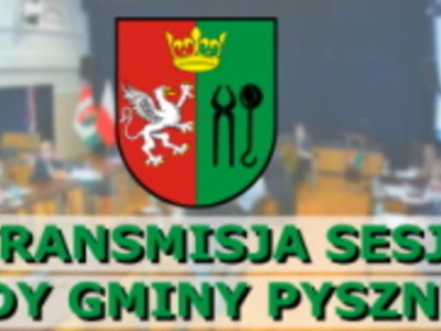 baner transmisja sesji rady gminy pysznica