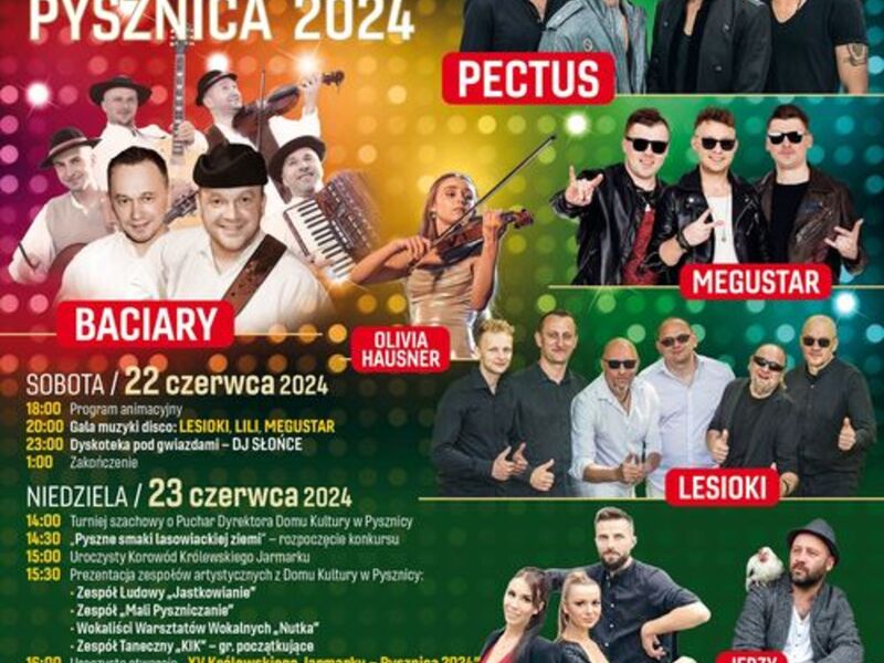 Plakat królewski jarmark