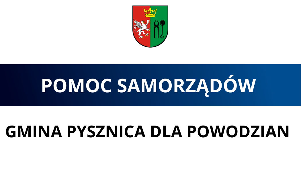 Pomoc samorządów-gmina Pysznica dla powodzian