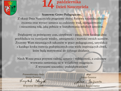 Życzenia z okazji dnia nauczyciela