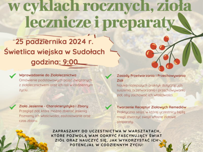 Plakat z zaproszeniem na szkolenie