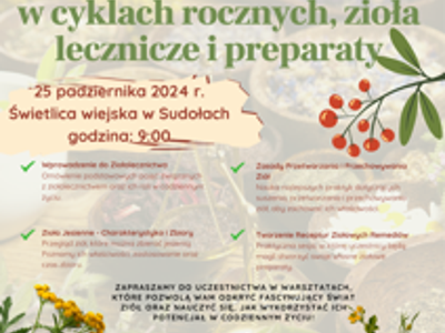 Plakat z zaproszeniem na szkolenie