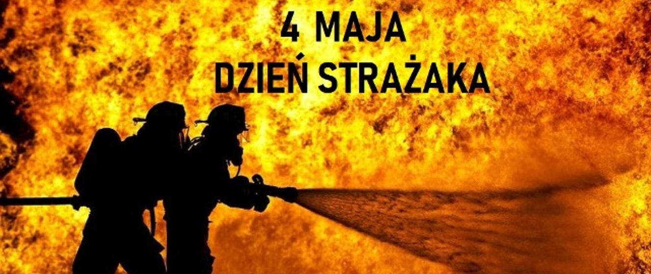 Grafika 4 maja dzień strażaka