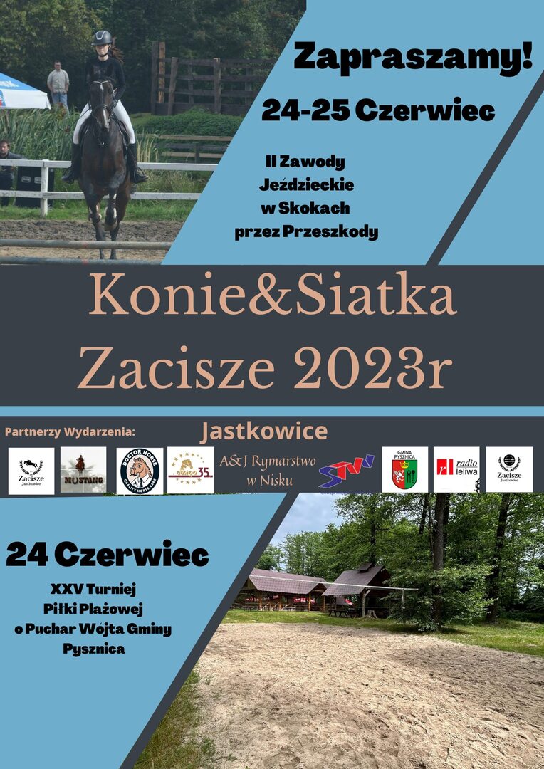 XXV Turniej Piłki Plażowej oraz II Zawody Jeździeckie w Skokach przez przeszkody 