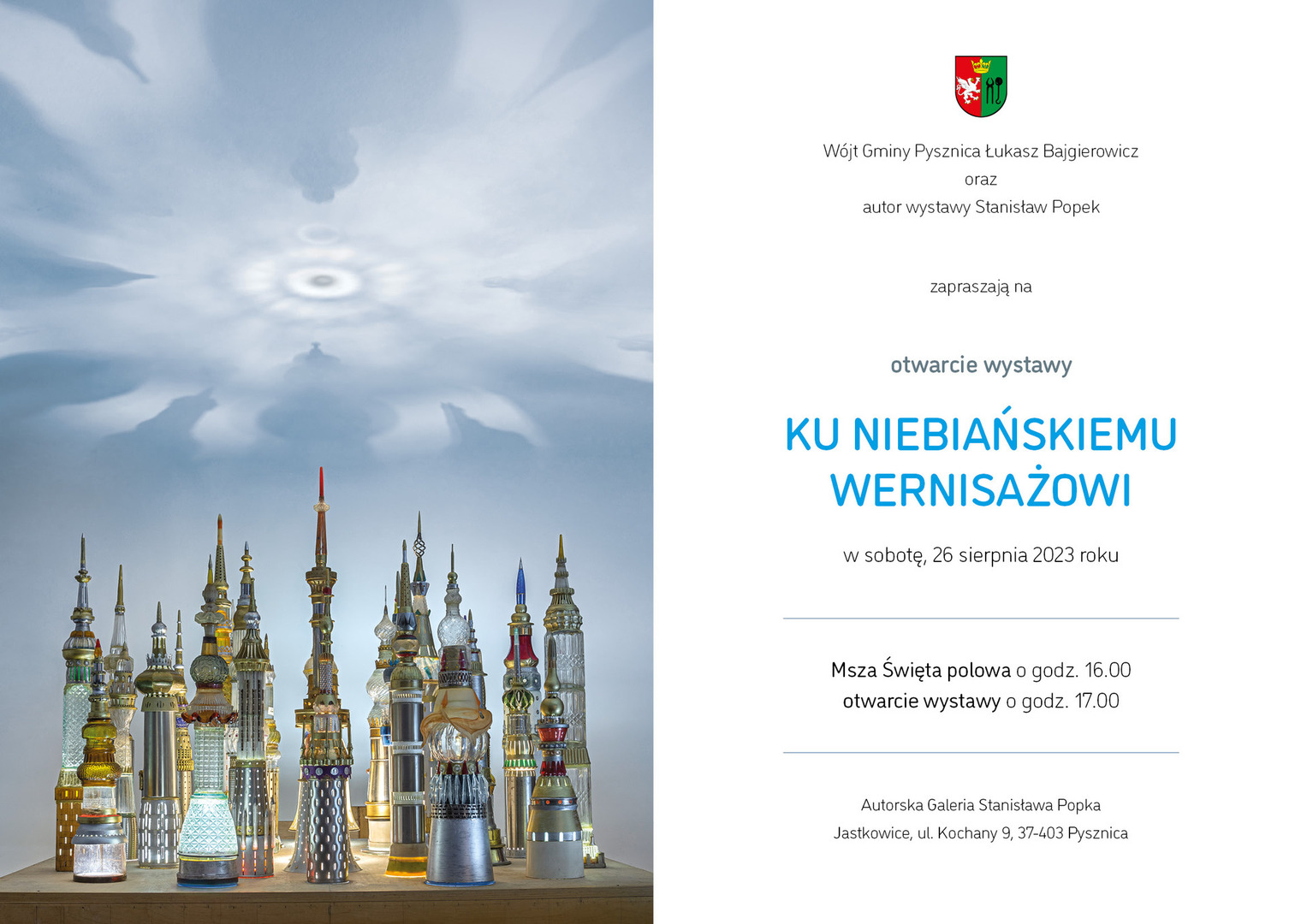 Otwarcie wystawy rzeźby Stanisława Popka