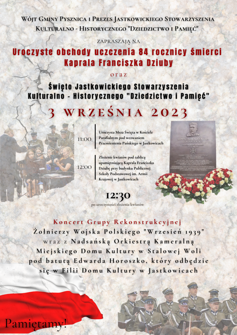 plakat 84. rocznica