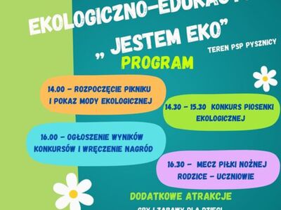 Rodzinny Piknik Ekologiczno-Edukacyjny "Jestem Eko"