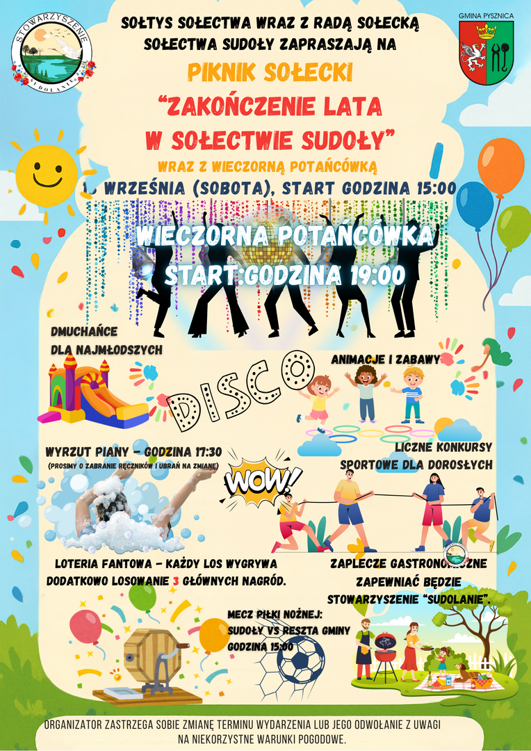 plakat piknik sołecki 