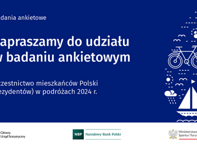 Zdjęcia zawiera informacje o badaniu GUS dotyczące uczestnictwa mieszkańców Polski w podróżach