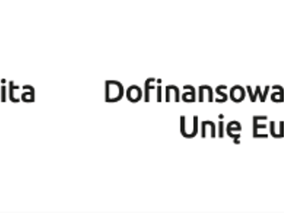 Zdjęcie przedstawia logotypy funduszy europejskich, Unii Europejskiej i Województwa śląskiego oraz flagę Polski