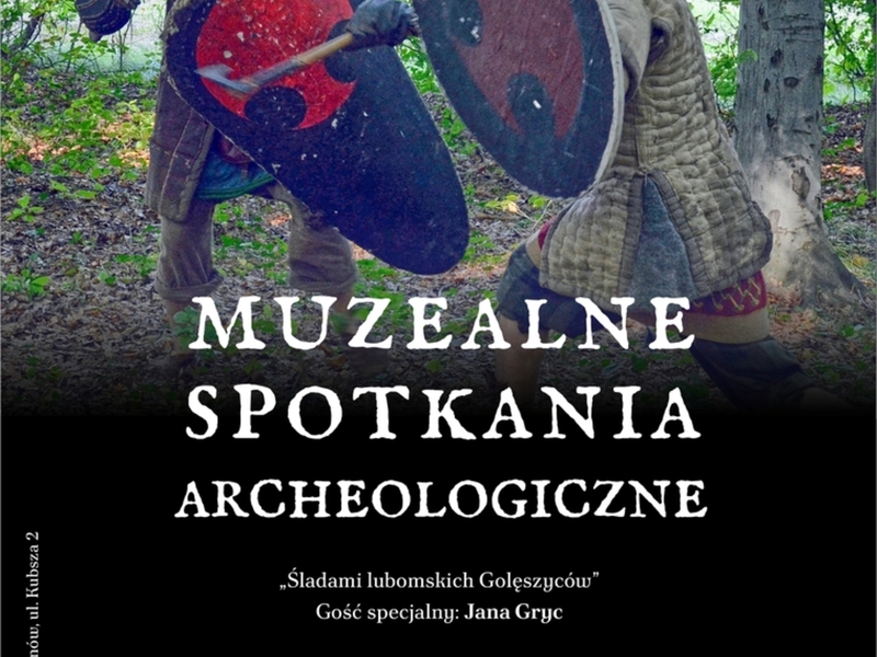 Zdjęcie przedstawia informację o spotkaniu "Śladami lubomskich Golęszyców", które odbędzie się 15 grudnia 2023 roku o godzinie 17:00 w Muzeum w Wodzisławiu Śląskim, ul. ks. płk. Wilhelma Kubsza 2. WSTĘP WOLNY