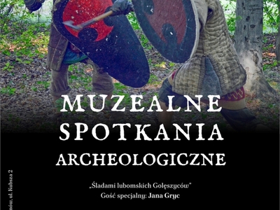 Zdjęcie przedstawia informację o spotkaniu "Śladami lubomskich Golęszyców", które odbędzie się 15 grudnia 2023 roku o godzinie 17:00 w Muzeum w Wodzisławiu Śląskim, ul. ks. płk. Wilhelma Kubsza 2. WSTĘP WOLNY