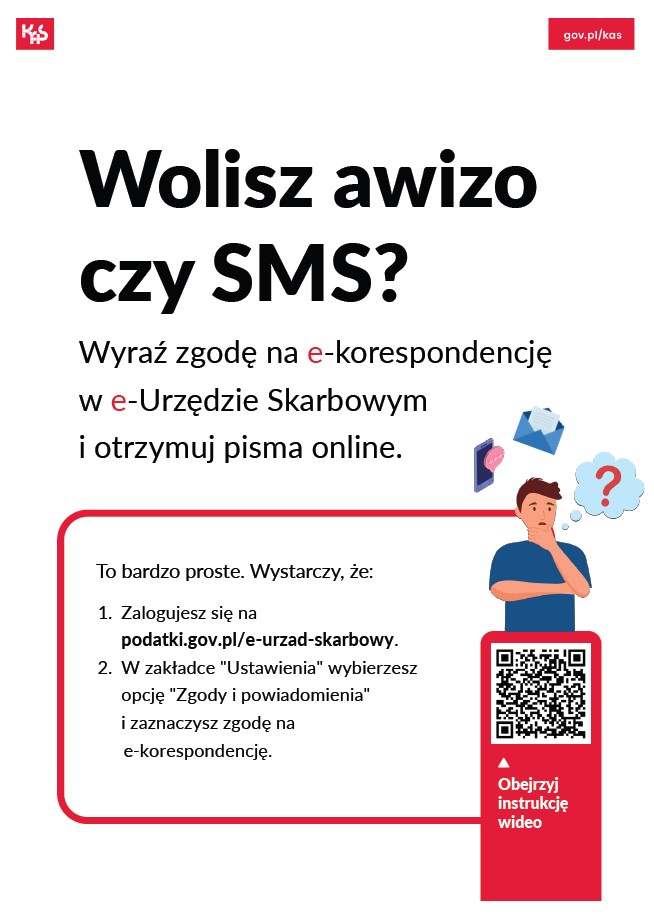 Awizo czy SMS obraz JPG