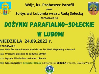 Dożynki Sołeckie w Lubomi