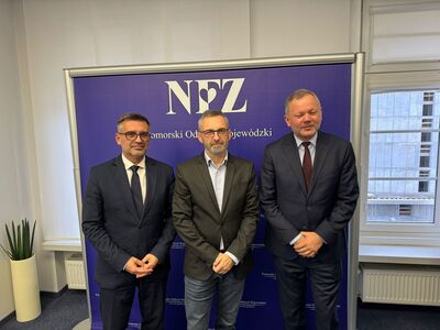 burmistrzowSpotkanie z dyrektorem NFZ Jackiem Pilarczykiem 