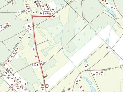 Projektowany chodnik wzdłuż ul. Polnej