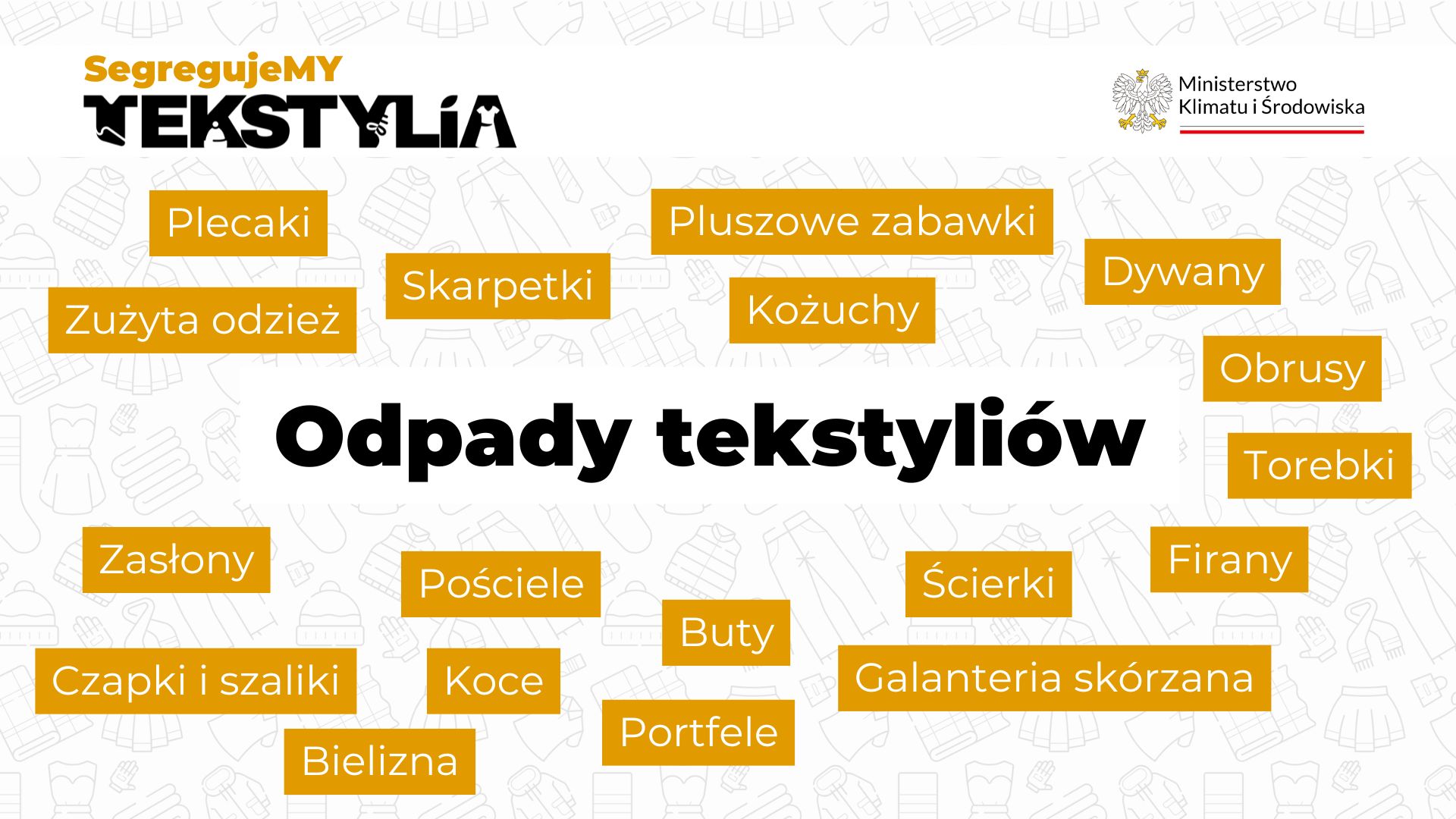 Jak segregować odpady tejstyliow? 