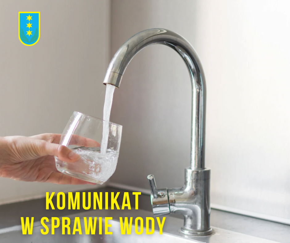 Komunikat w sprawie wody