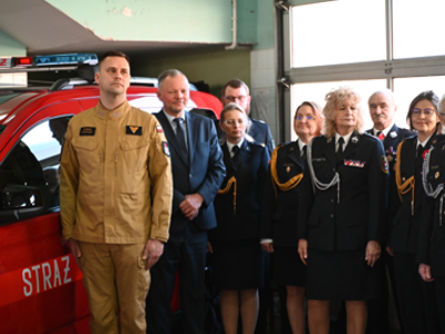 W Komendzie Powiatowej PSP odbyła się uroczystość z okazji Narodowego Święta Niepodległości. 