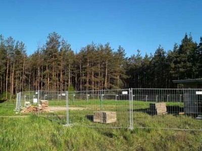 Widok na działkę
