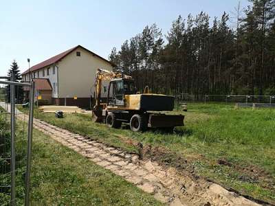 Widok na budowę 