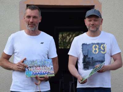 podziękowania dla gospodarza stadionu