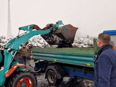 Pierwsze transporty węgla w Czarnej Wodzie