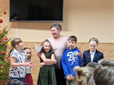 spotkanie opłatkowe w świetlicy opiekuńczo-wychowawczej Arka