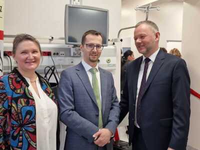 PCZ otworzyło nowy oddział w szpitalu w Malborku, w uroczystości wziął udział burmistrz Arkadiusz Gliniecki