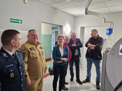 W uroczystości uczestniczył Damian Tomaszewski, komendant straży pożarnej w Malborku, były radny Czarnej Wody 