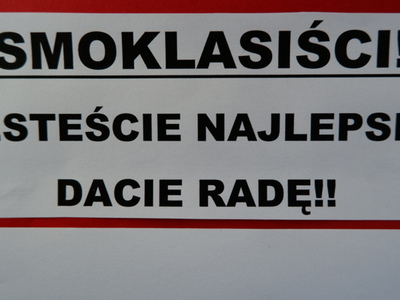 Nie brakowało wsparcia dla ósmoklasistów