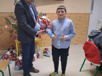 Świąteczne spotkanie w świetlicy 