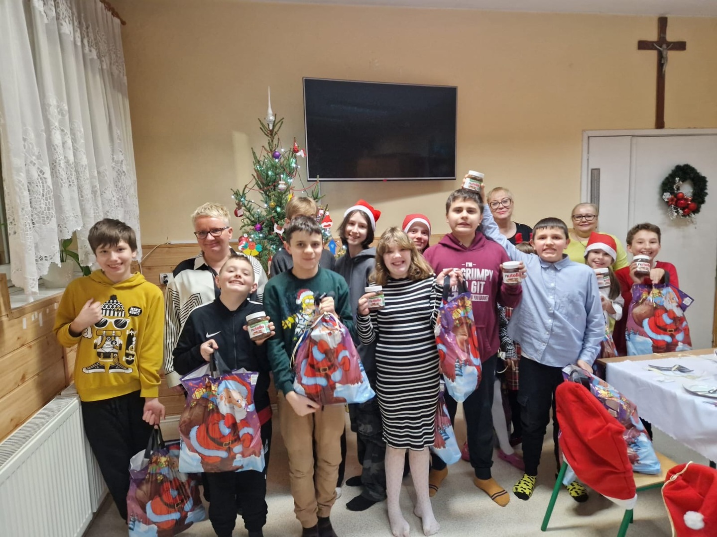 Świąteczne spotkanie w świetlicy 