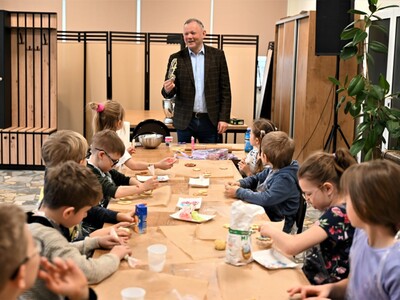 Było też wspólne pieczenie ciasteczek. 