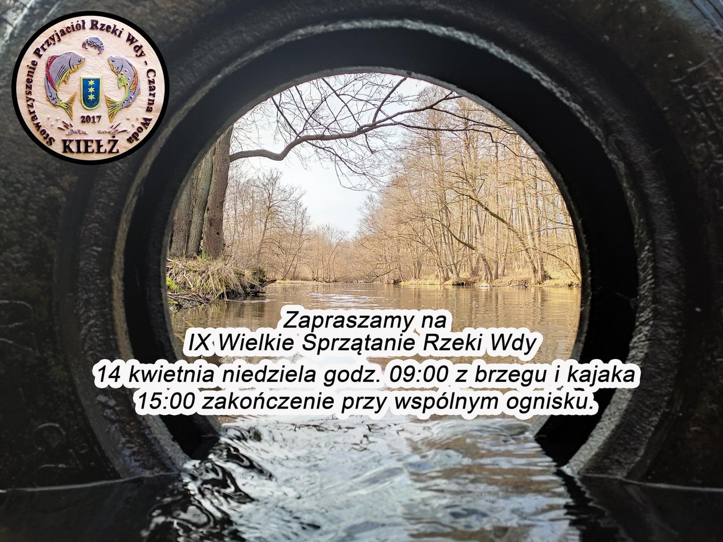 Zaproszenie na wspólne sprzątanie brzegów rzeki 