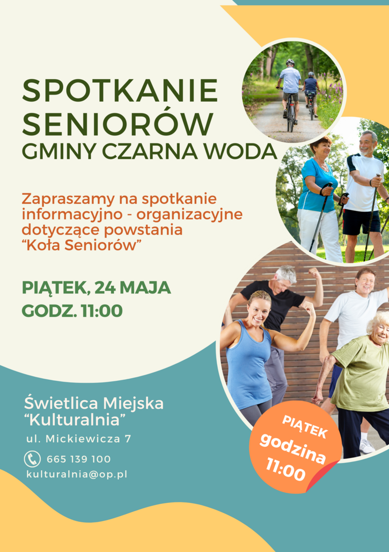 Plakat - Spotkanie Seniorów