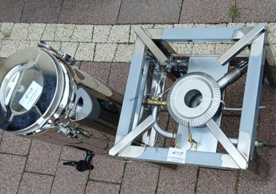 Plenerowa kuchnia gazowa i teromos