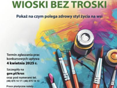 Plakat promujący konkurs