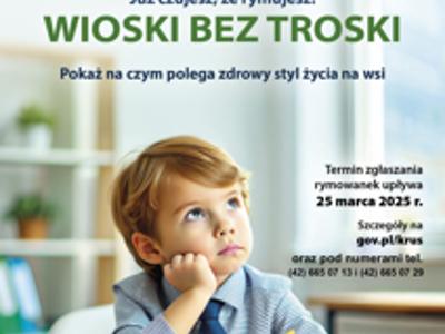 Plakat promujący konkurs