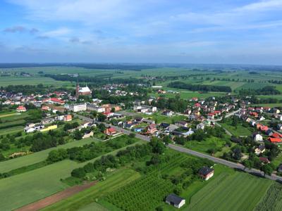 Jeżów widziany z powietrza